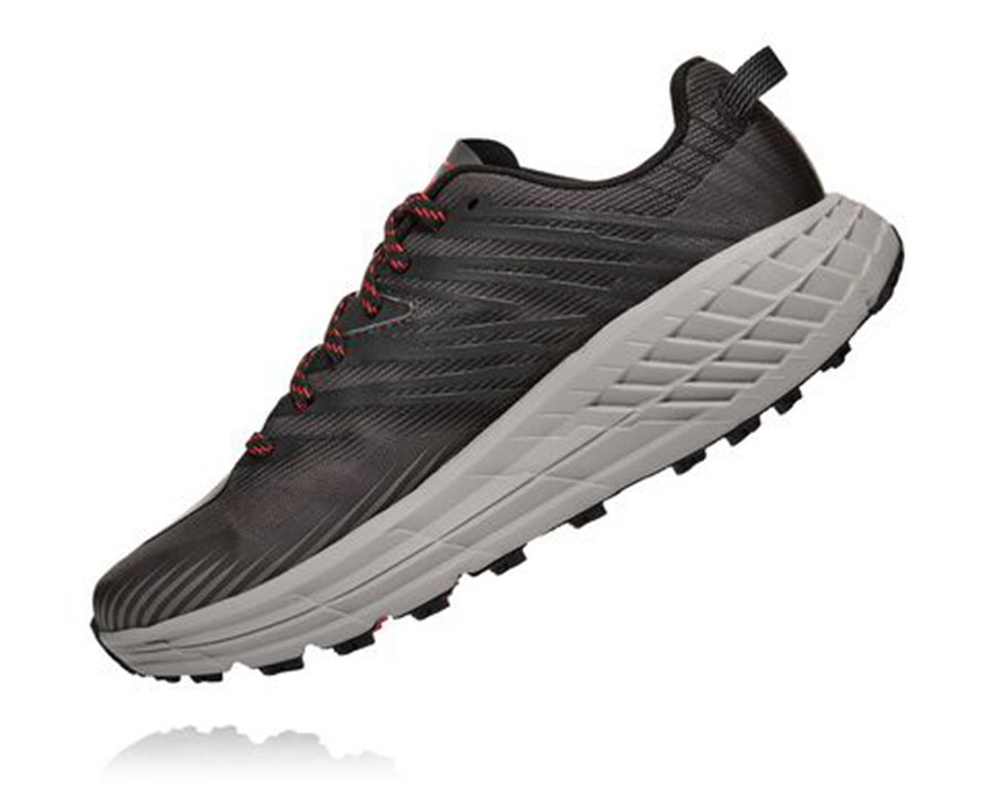 Hoka One One Trail Schoenen Heren - Speedgoat 4 - Zwart - BE7142360